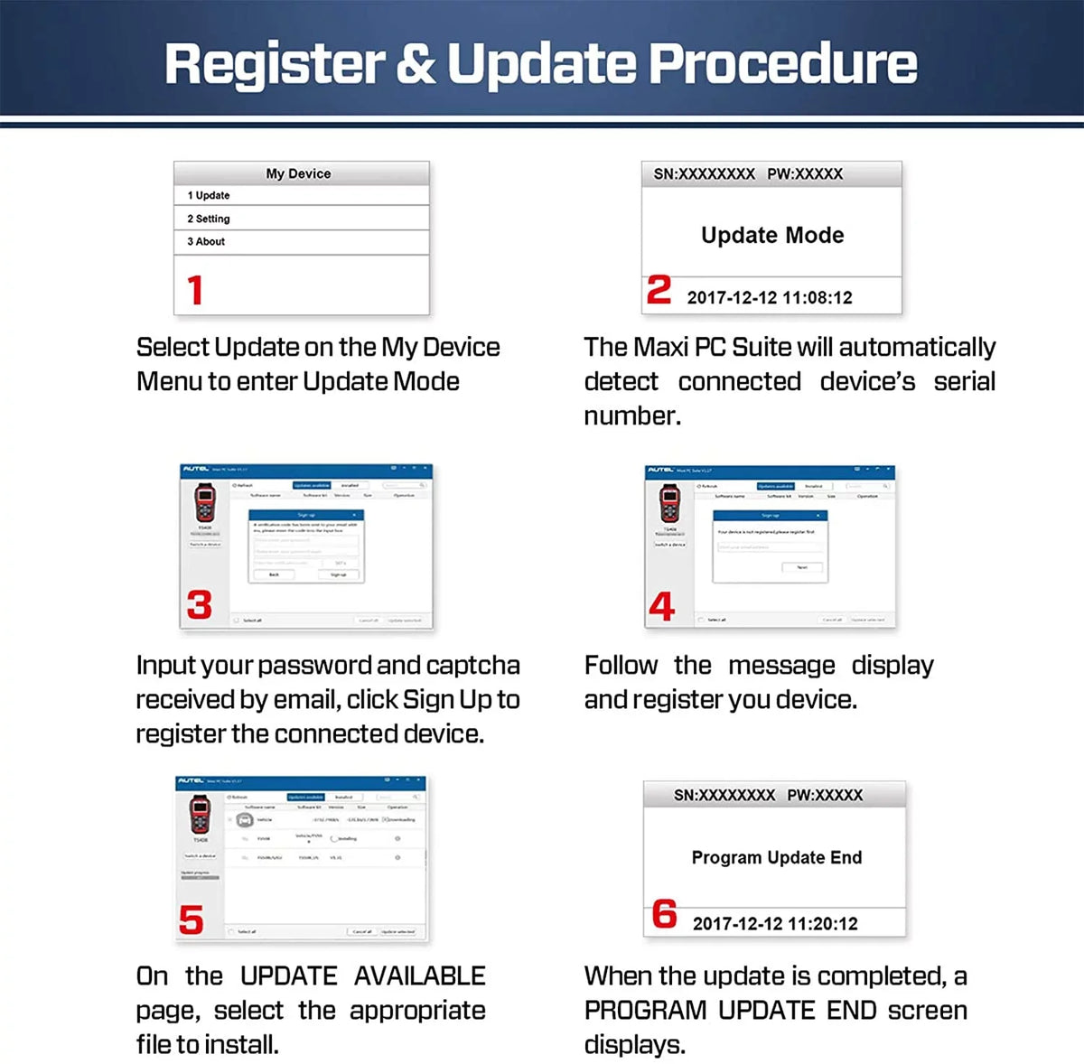 Autel TPMS Relearn Tool TS408; TPMS Reset; Sensor Activation; Program; Key Fob Testing
