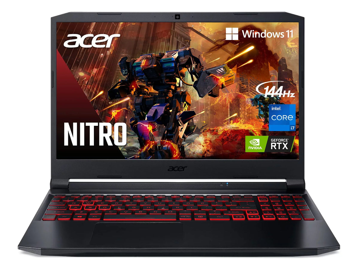Acer Nitro 5 AN515-57-79TD Gaming Notebook | Core i7-11800H | NVIDIA GeForce RTX 3050 Ti Notebook GPU | 15.6" FHD 144Hz IPS Display | 8GB DDR4 | 512GB NVMe Drive | Killer Wi-Fi 6 | Backlit Keyboard