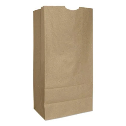 GEN #16 Paper Grocery Bags; 57 lb Weight; Brown Kraft; 500 Bags (BAGGX16)