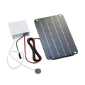simhoa Solar Air Pump;Aquarium Air Pump Oxygenator Silent Eco Friendly;6V Solar Pond Aerator Solar Powered Pond Pump for Hydroponics