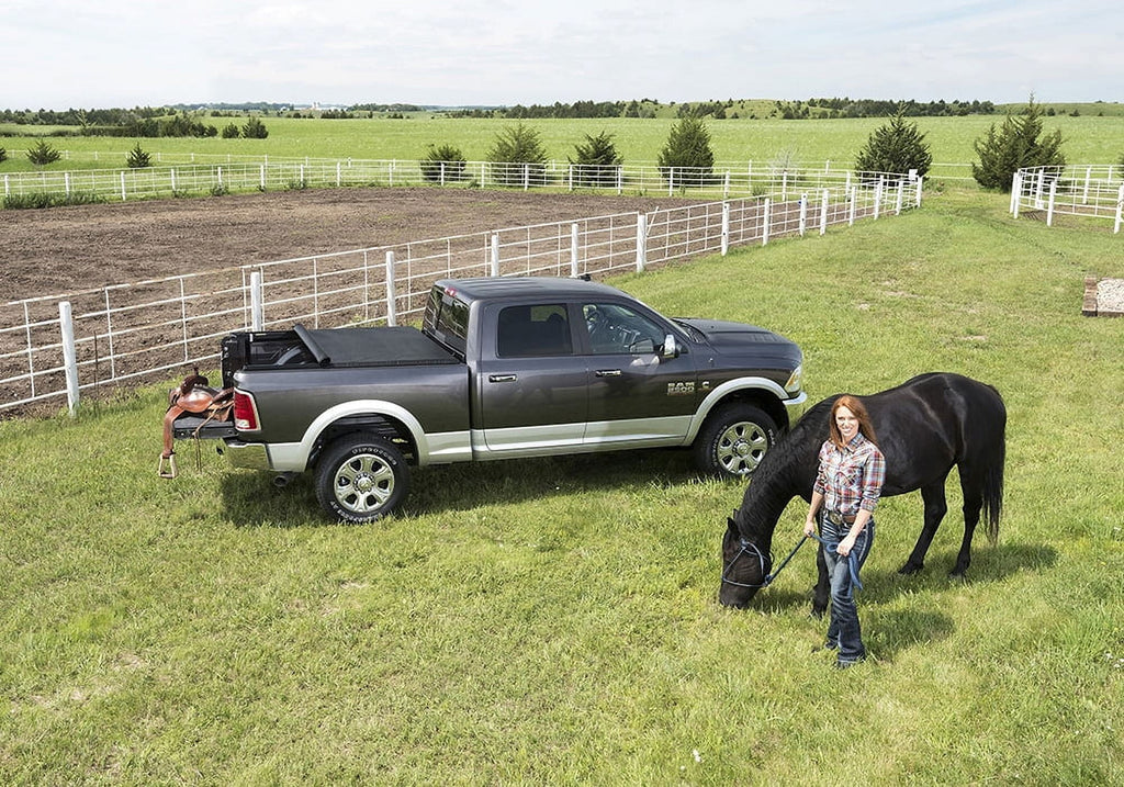 Truxedo Truxport Soft Roll Up Truck Bed Tonneau Cover | 248901 | Compatible with 2009-2018; 2019-2020 Classic Dodge Ram 1500; 2010-21 2500/3500 w/out Rambox 8' Bed (96.3")