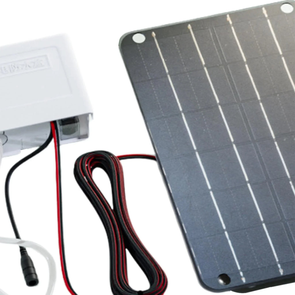 simhoa Solar Air Pump;Aquarium Air Pump Oxygenator Silent Eco Friendly;6V Solar Pond Aerator Solar Powered Pond Pump for Hydroponics