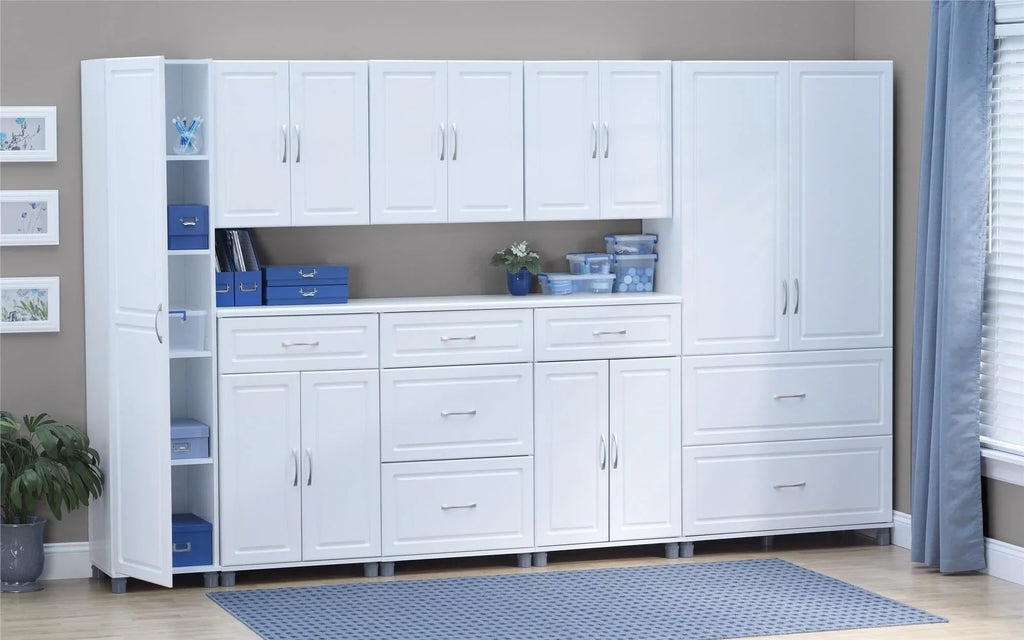 Systembuild Evolution Kendall 24" 3 Drawer Base Garage Storage Cabinet; White