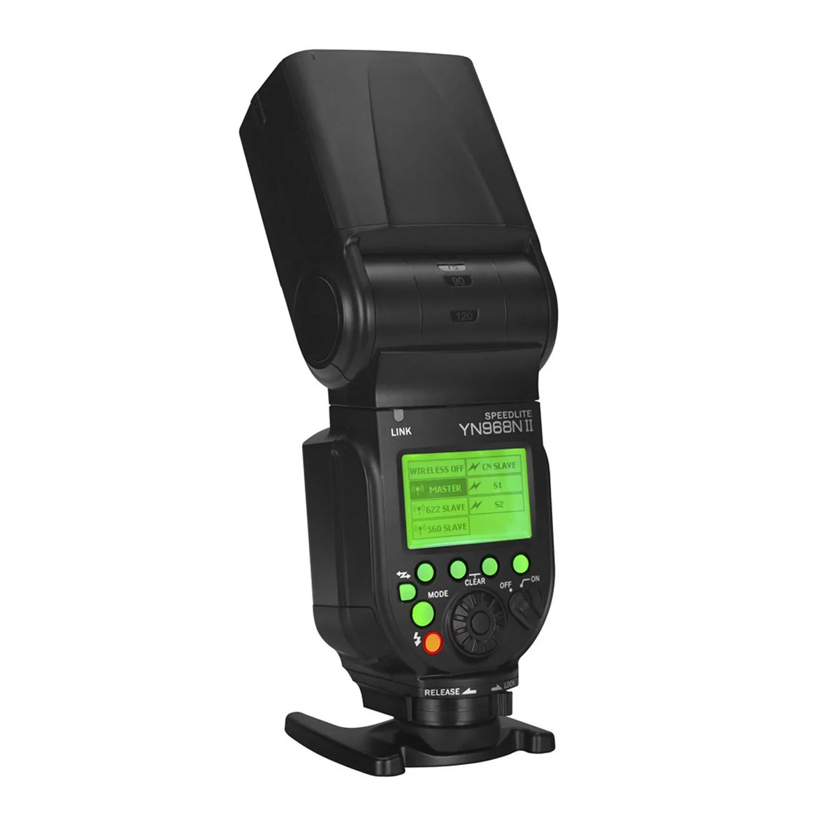 YONGNUO YN968N II Wireless TTL Flash Speedlite with Built-in 5600K LED Light; 1/8000s HSS; Compatible with Nikon DSLR Cameras and YN622N YN560 Wireless System