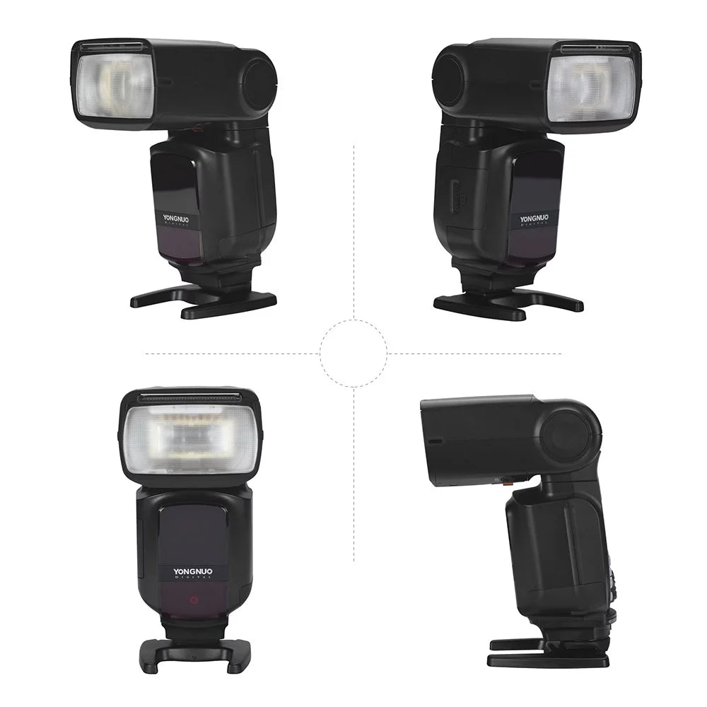 YONGNUO YN968N II Wireless TTL Flash Speedlite with Built-in 5600K LED Light; 1/8000s HSS; Compatible with Nikon DSLR Cameras and YN622N YN560 Wireless System