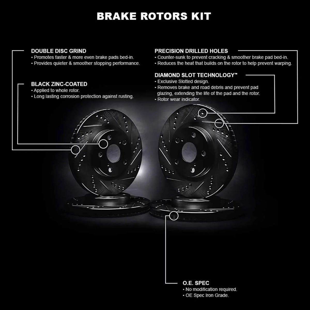 R1 Concepts Whpn2 42010 R1 Concepts Brake Rotor D/S Black Fits select: 2017-2022 JEEP COMPASS; 2015-2022 JEEP RENEGADE