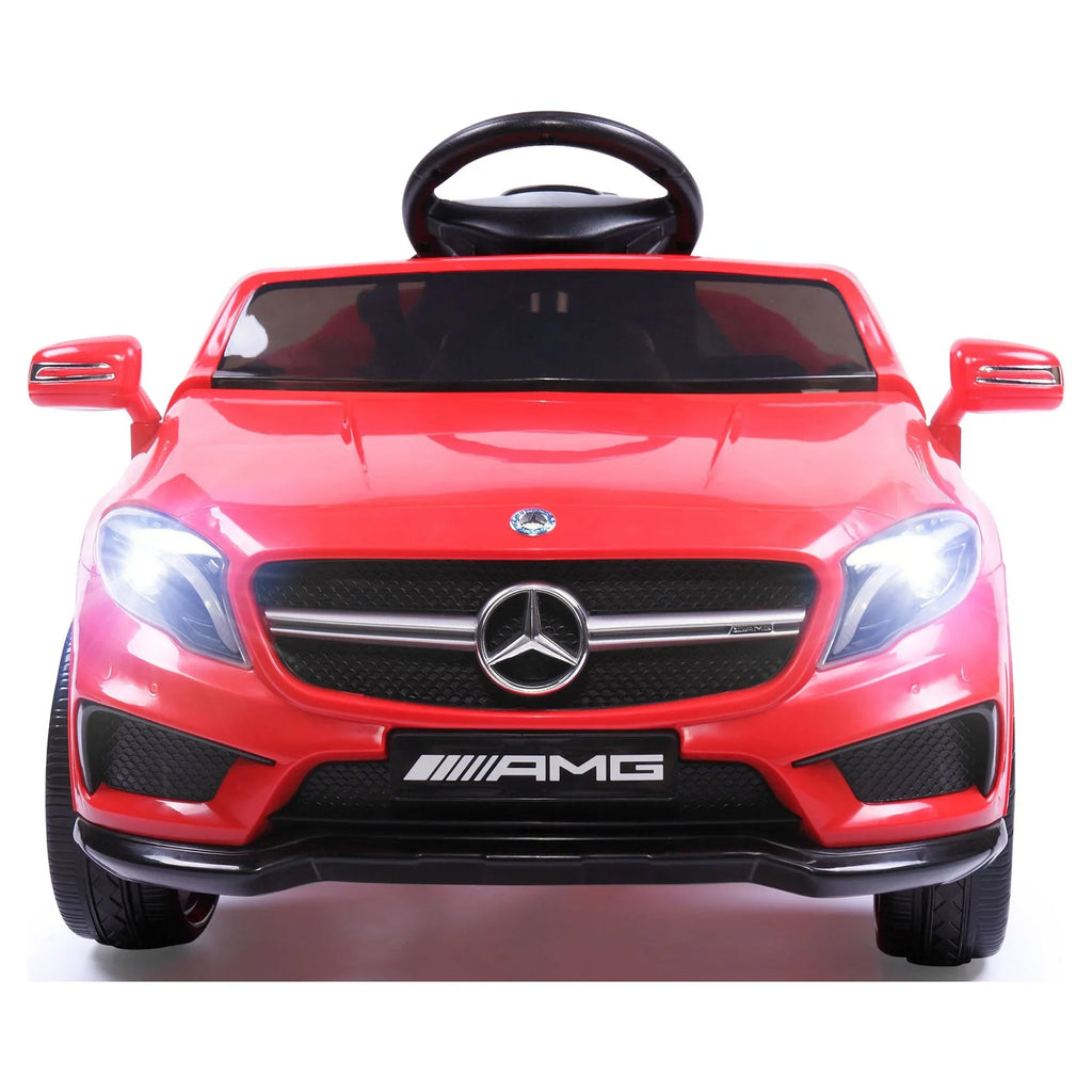 TOBBI 6V Licensed Mercedes Benz Kids Ride on Car W/ Remote Control Lights Music Age 3-6 Child; Red