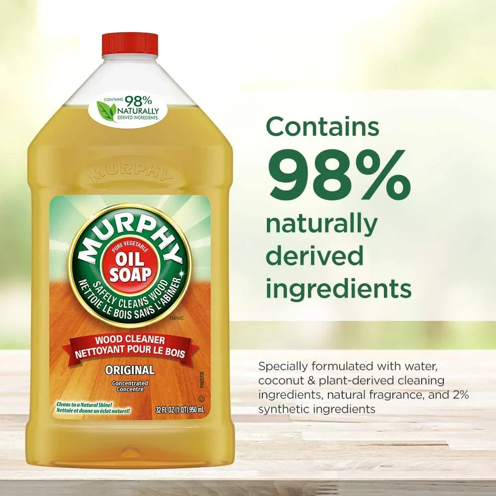 Murphy Oil Soap Wood Cleaner; Original; 32 Ounce; 3 Pack