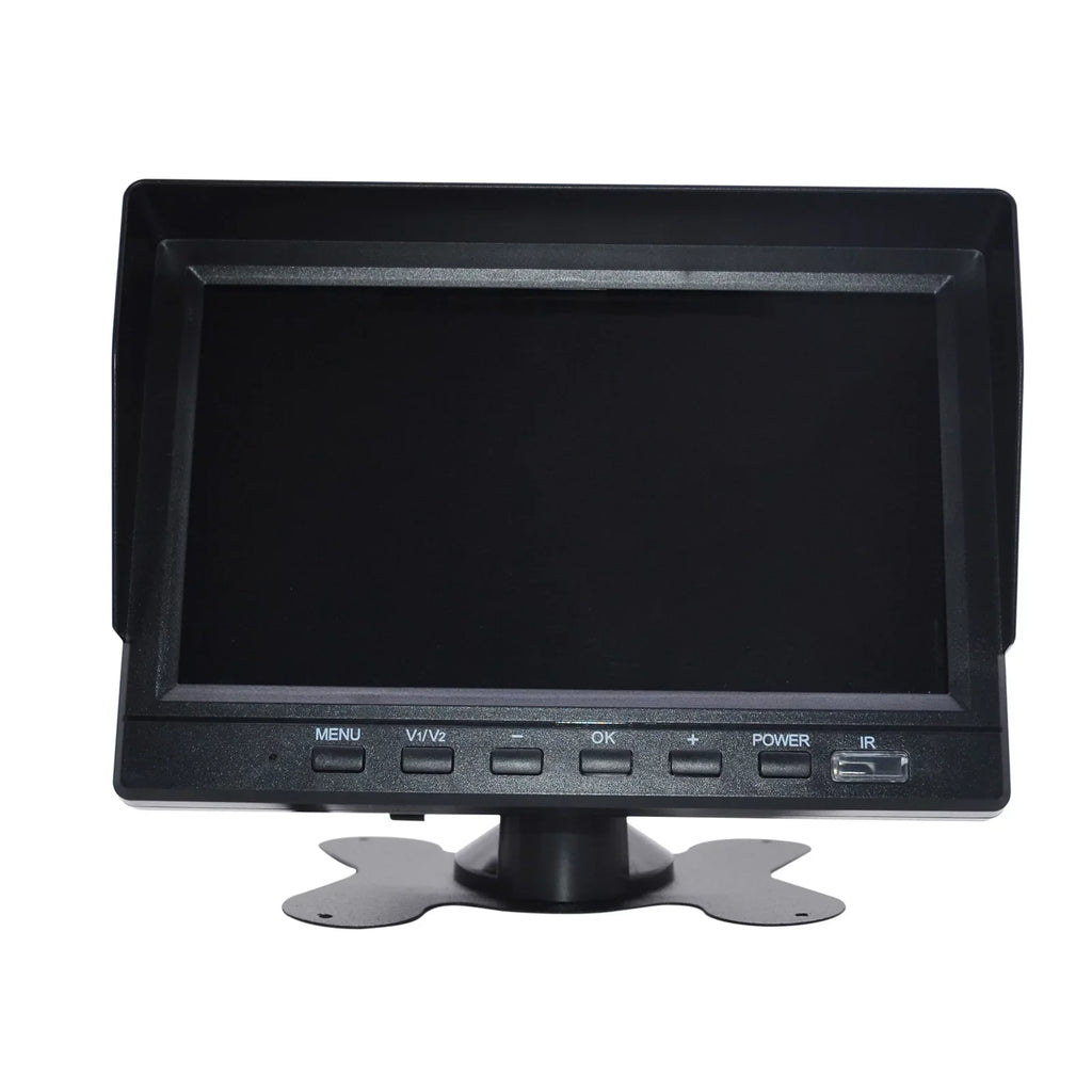 7" Monitor DVR Driving Video Recorder for RV Truck Bus+4 Rear View Backup Camera B