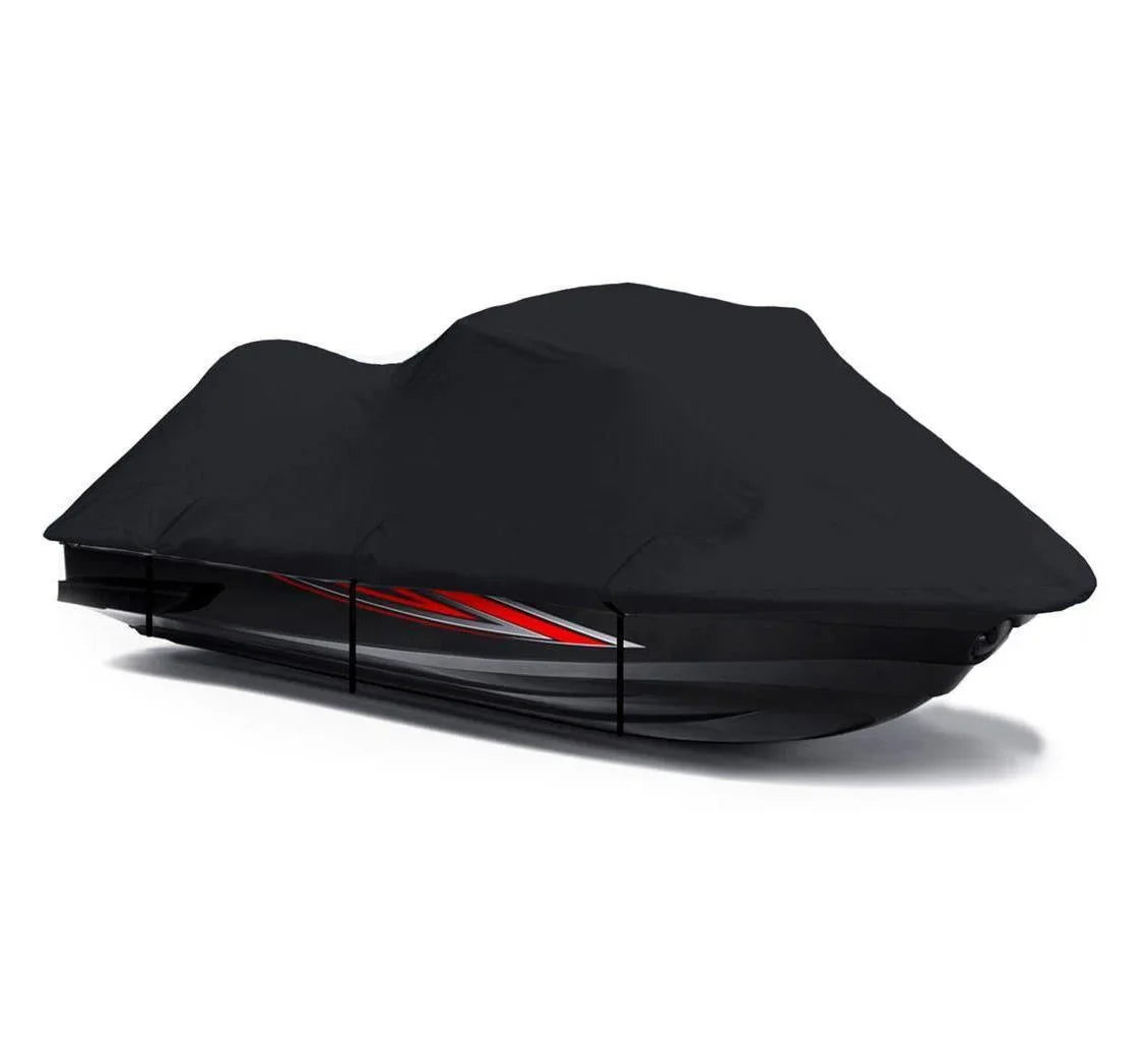 BLACK TOP OF THE LINE JET SKI Cover Compatible for YAMAHA XL 760 1998 1999 / XL 1200 1998 1999 2000 Jet Ski Liquidcraft PWC Cover