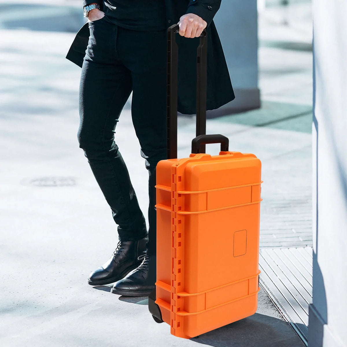 22" Camera Box Storage Protect Roller Carry Case Liquidproof Camera Box Case