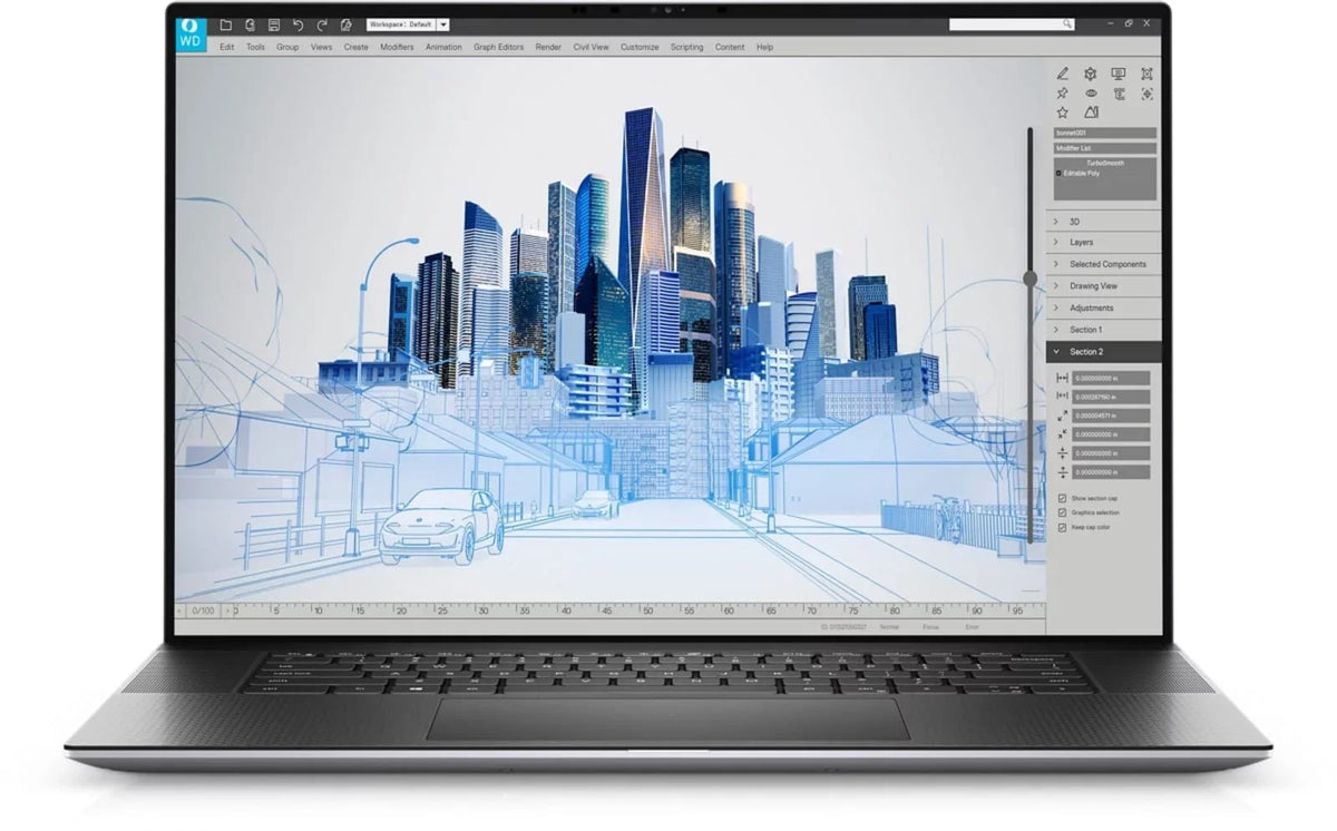 Restored Precision 5000 5760 Workstation Computer (2021) 17" FHD+ Core i7 - 1TB HDD - 64GB RAM - RTX A2000 8 Cores @ 4.8 MHz - 11th Gen CPU (Refurbished)
