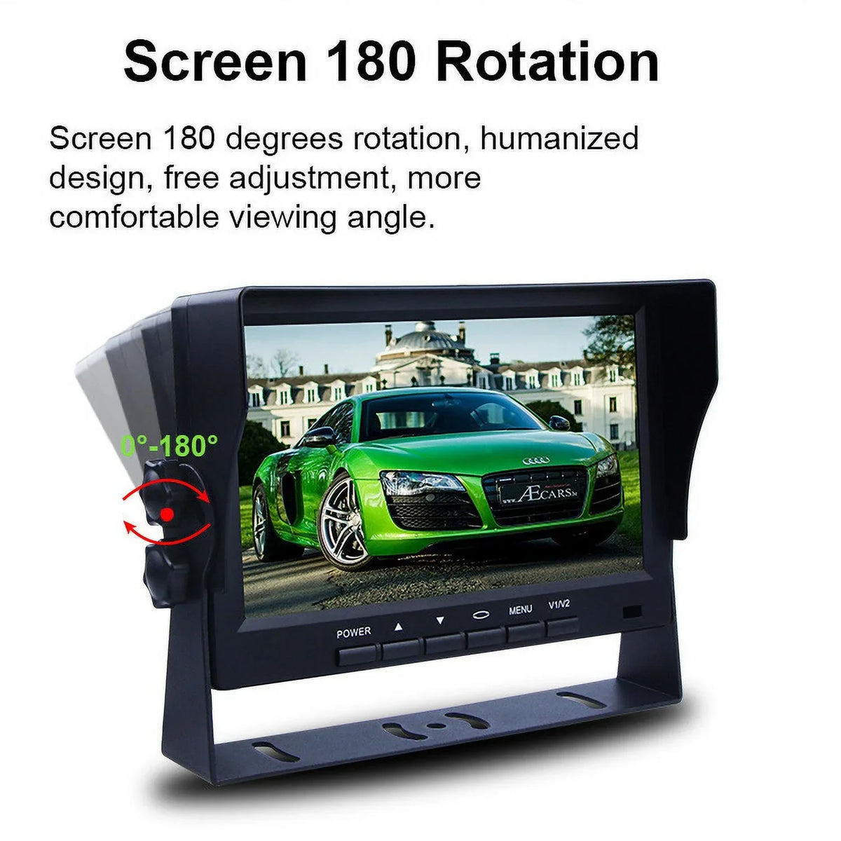 9V - 35V Car Vehicle Rear View Wireless IR Night Vision Backup Camera Liquidproof Kit + 7" LCD Monitor Parking Assistance System For Truck / Van / Caravan / Trailers / Camper