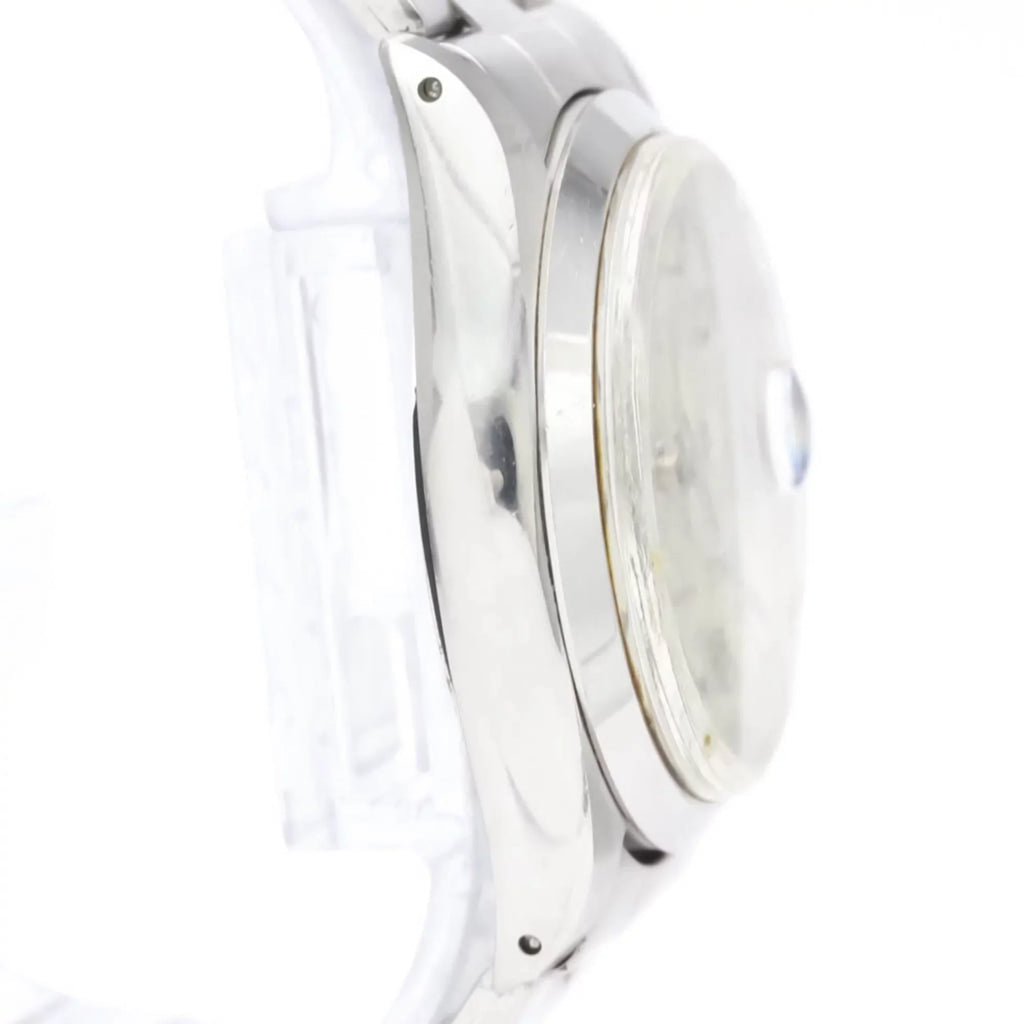 Used Vintage ROLEX Oyster Date Precision 6694 Steel Hand Winding Mens Watch BF553014