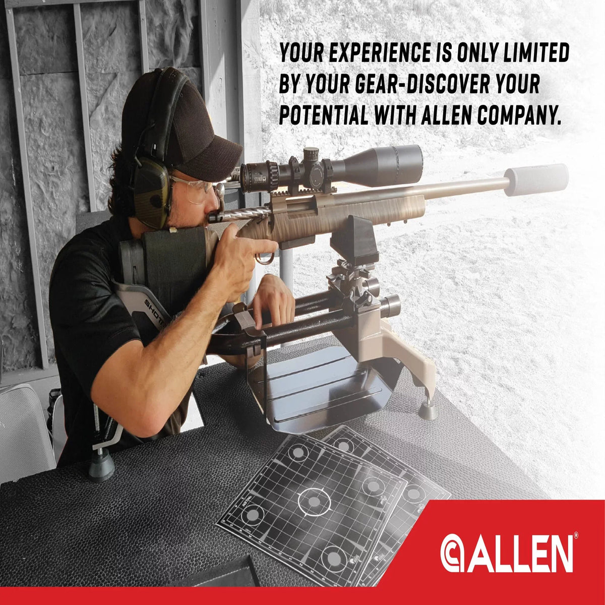 Allen Company Durango 46" Rifle Soft Case; Black; Polyester; 602-46