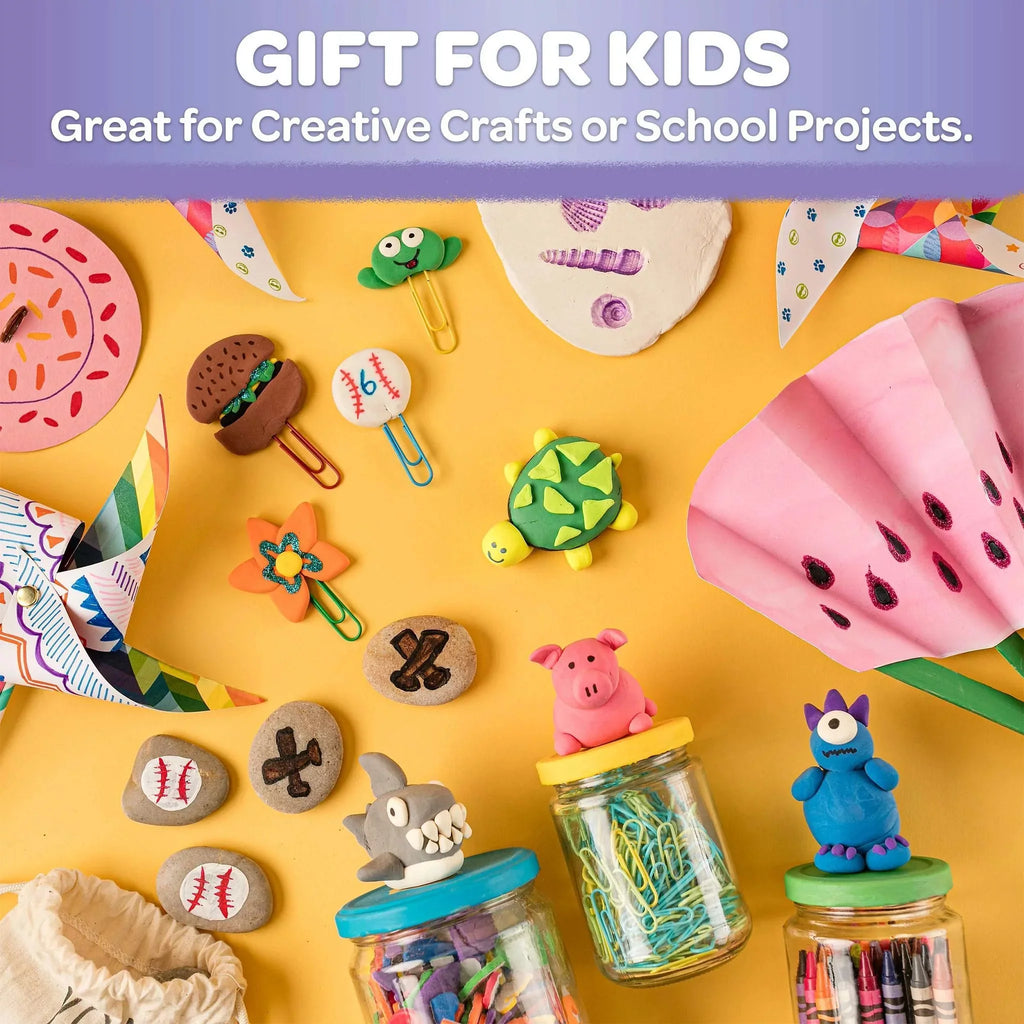Crayola Glitter Arts and Crafts Kit; 80+ School Supplies; Glitter Toy; Creative Gift for Unisex Child