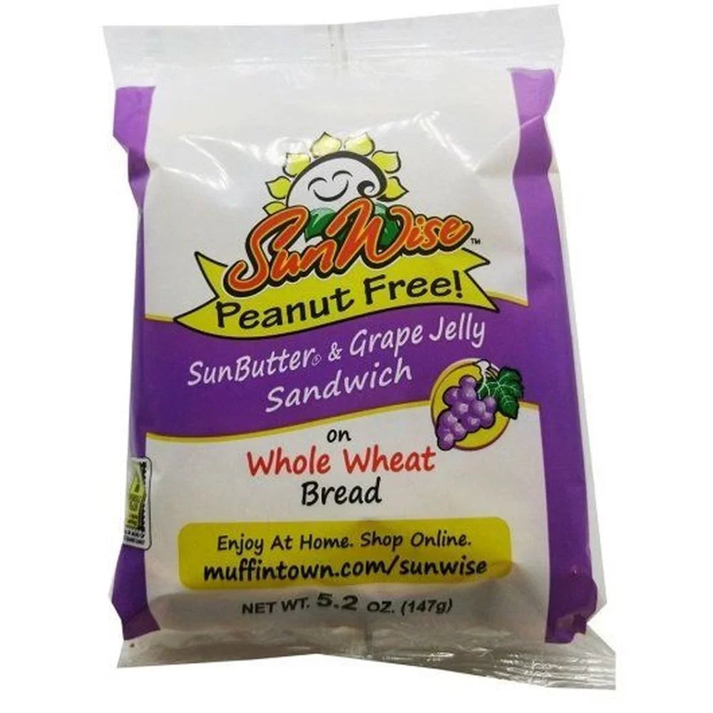SunWise Sunbutter Grape Sandwich; 5.2 Ounce -- 48 per case