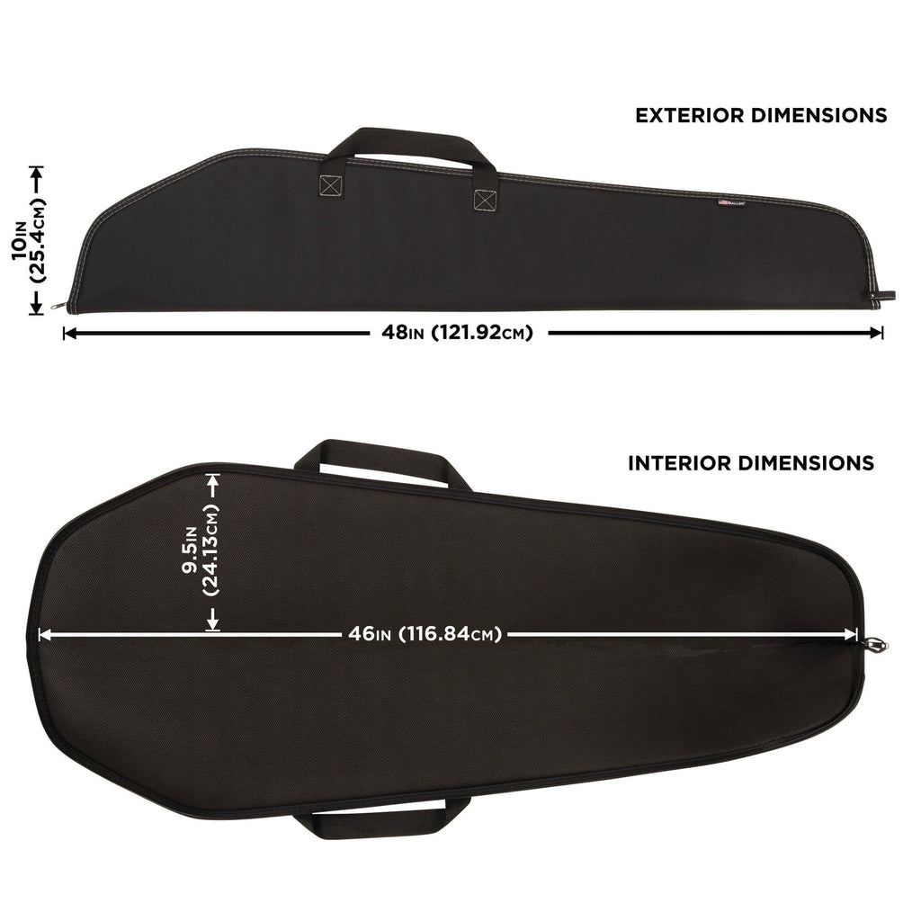 Allen Company Durango 46" Rifle Soft Case; Black; Polyester; 602-46