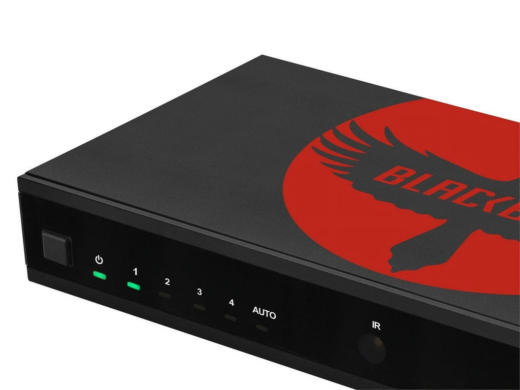Monoprice Blackbird 4K60 Multiviewer Seamless UHD Video Switcher for Professional AV Installations; HDMI 2.0b; HDCP 2.2 and 1.x Audio Extraction; 18Gbps video bandwidth - Pro-Series