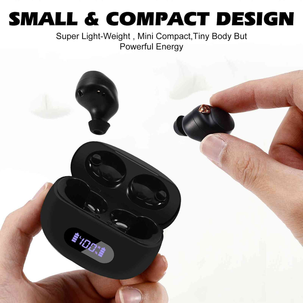 UrbanX True Wireless Bluetooth Earbuds + Charging Case; Black; Dual Connect; IPX5 Resistance; Bluetooth 5.2 Connection; Balanced; Bass Boost Compatible with Lenovo Tab M10 Plus (3rd Gen)
