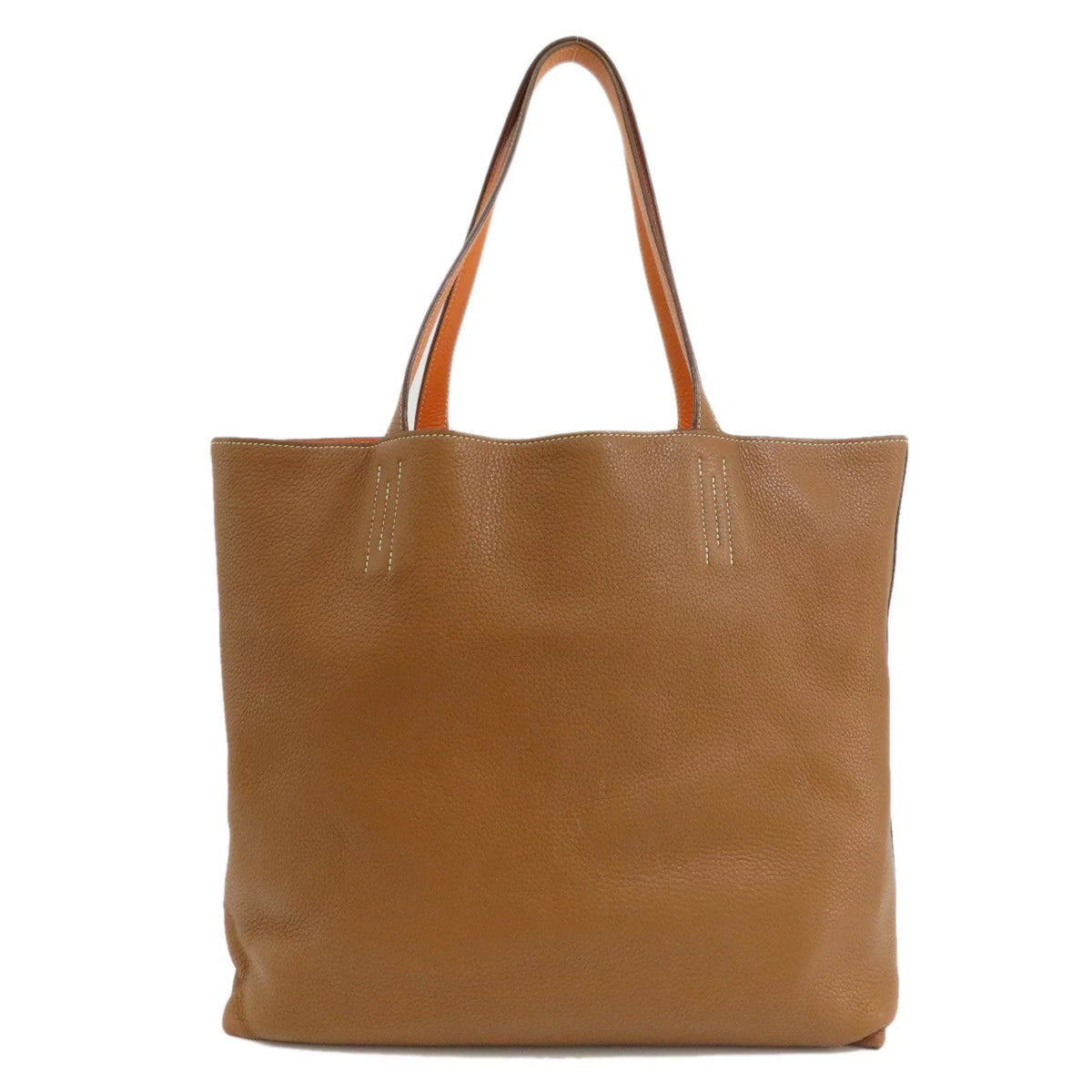 Hermes double sense 45 gold orange tote bag taurillon ladies HERMES (Good)