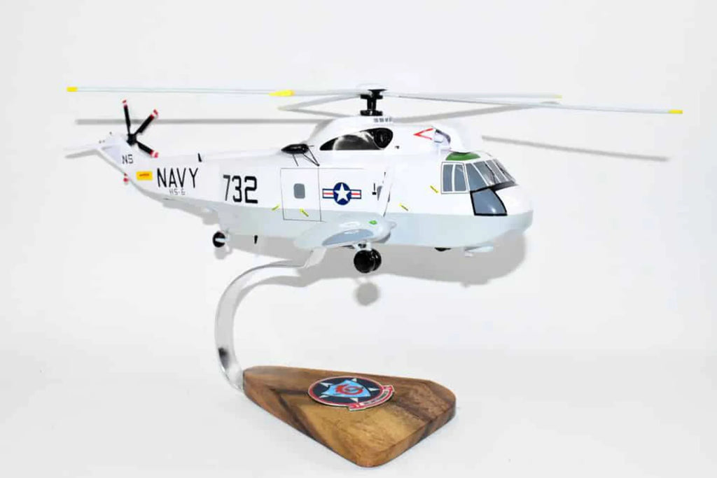 Sikorsky® SH-3 SEA KING™; HS-6 Indians; 16 Mahogany Scale Model