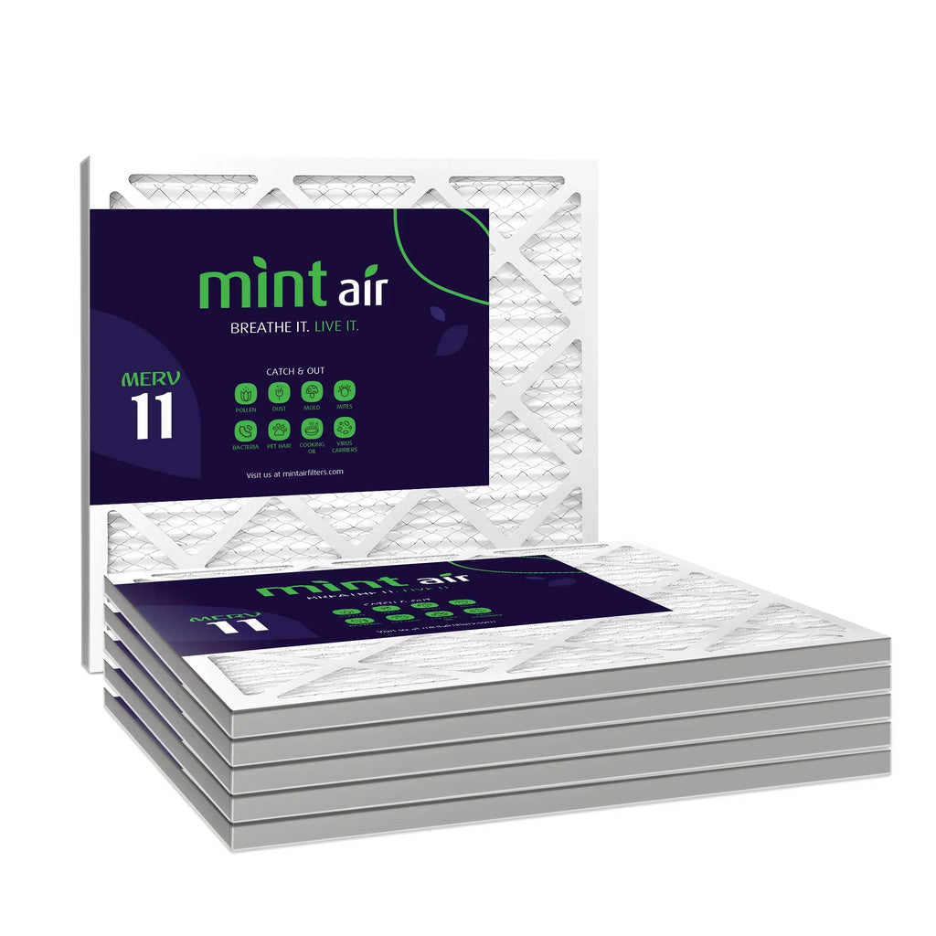Simply Filters; 20x25x1 Air Filter; MERV 11; MPR 1000; AC Furnace Air Filter; 6-Pack