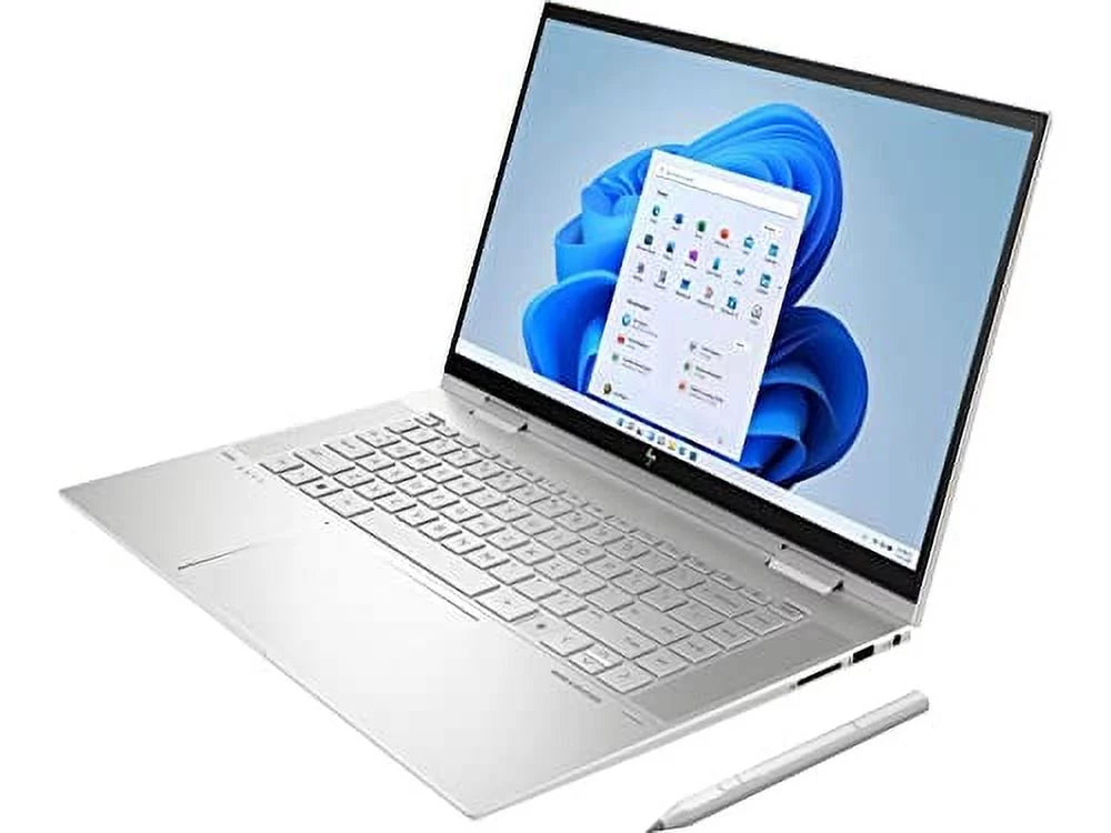 2022 HP Envy X360 15.6" FHD IPS Touchscreen 2-in-1 Notebook 11th Core i7-1195G7 Iris Xe Graphics 24GB DDR4 1TB HDD Thunderbolt 4 WiFi 6 Backlit KB FP Reader Win 11 Home Stylus Pen w/ RATZK 32GB