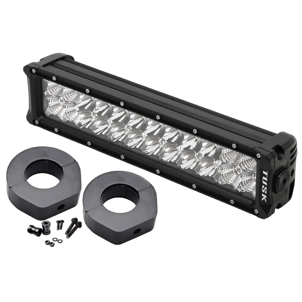 Tusk V2 LED Light Bar Kit 12" Straight For POLARIS RZR Trail S 900 Sport 2021-2022
