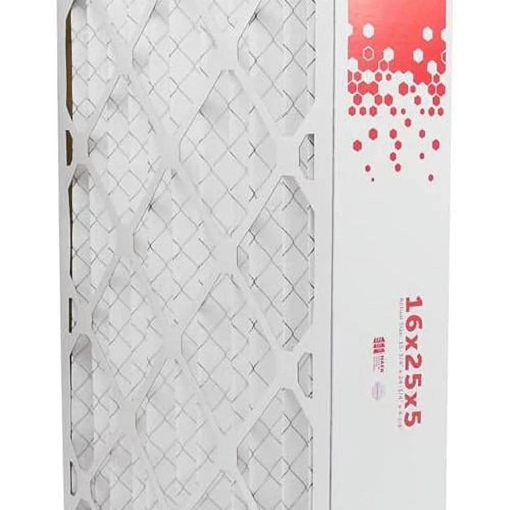 16X25x5 MERV 8 HVAC AC Furnace Air Filter Replacement For X0583 X6670 X6672; Dust 2-Pack; Made In The