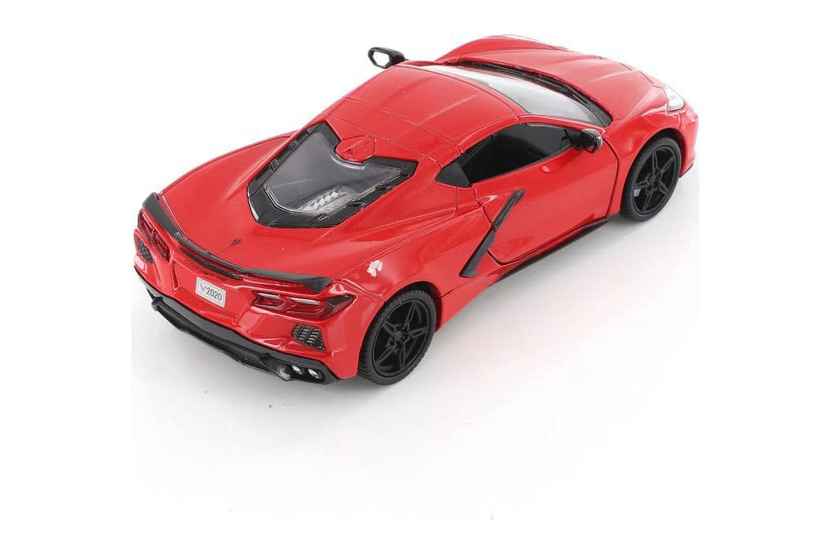 2020 Chevy Corvette C8 Stingray; Red - Showcasts 79360/16D - 1/24 scale Diecast Model Toy Car