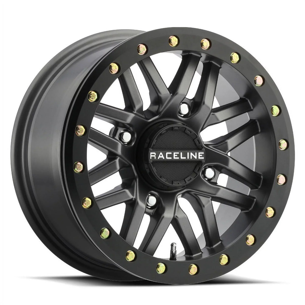 Raceline Ryno Bdlk 14" Gm Wheels 26" Reptile Tires Kawasaki Mule Pro FXT
