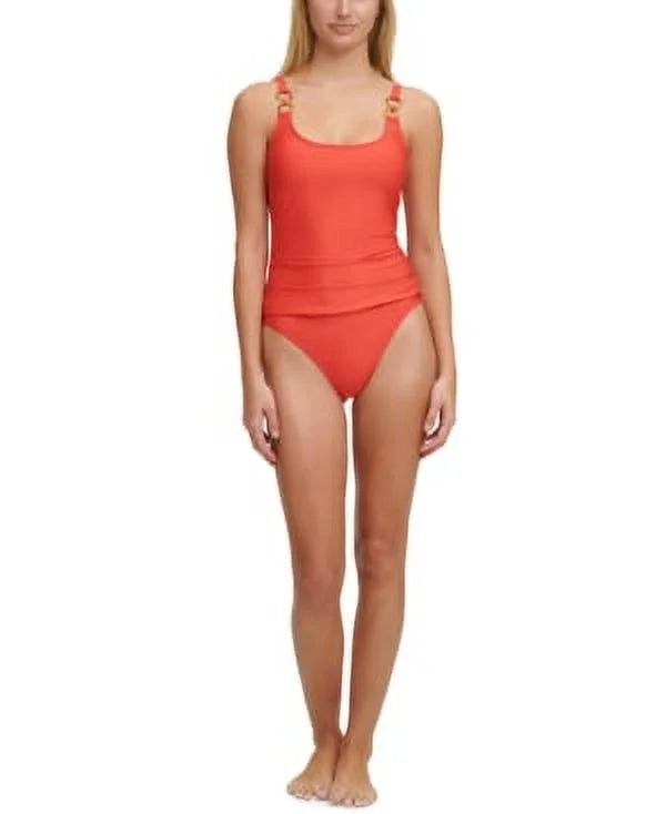 DKNY PARADISE Classic Tank One-Piece Swimsuit; US 10