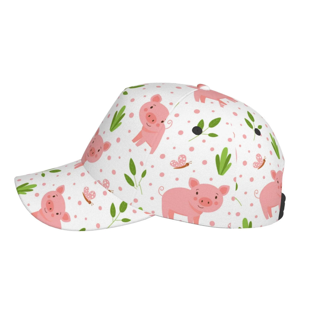 Lukts Funny Little Pigs Cap Hat For Men/Women;Unstructured/Cotton