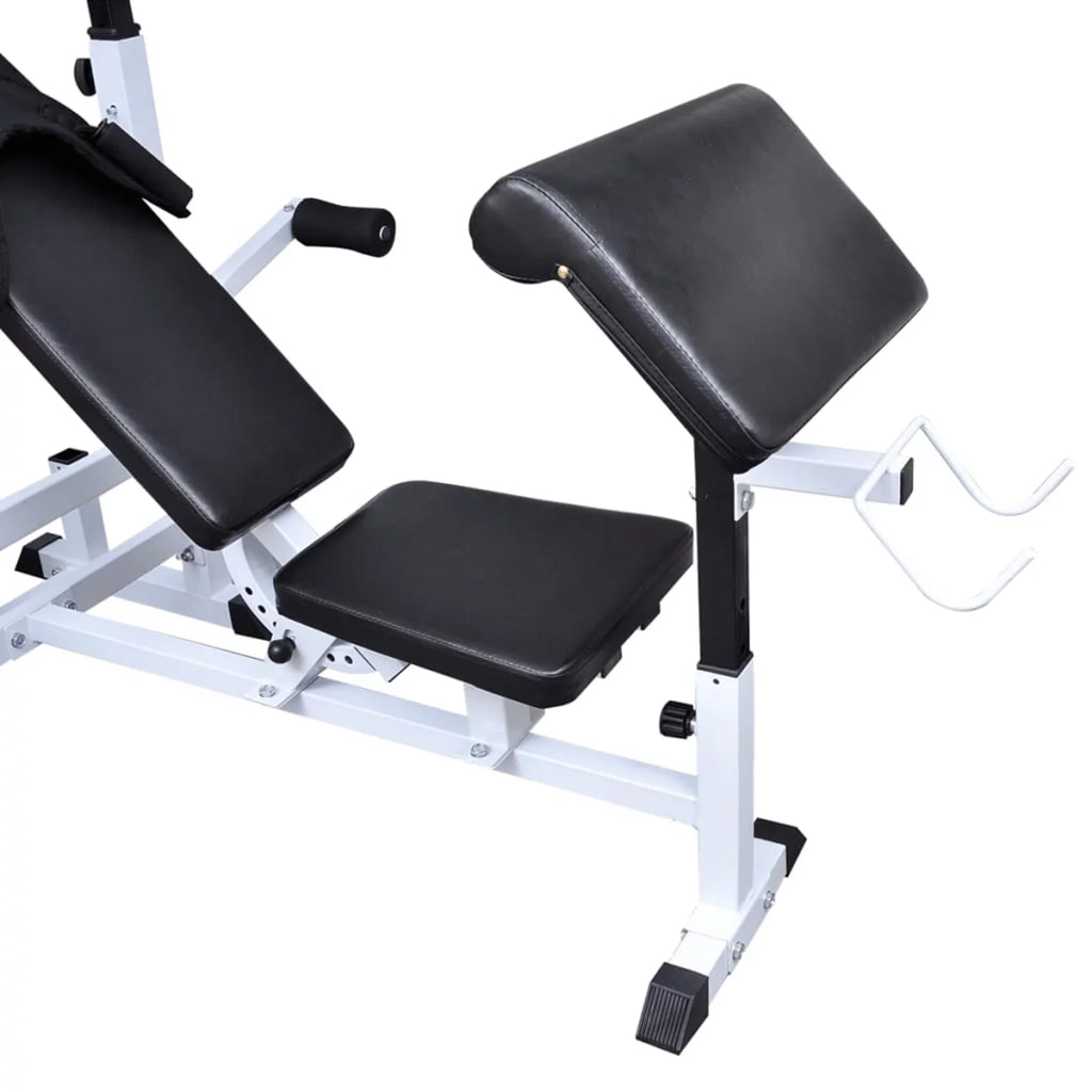 Aibecy Weight Bench with Weight Rack; Barbell and Dumbbell Set 264.6 lb