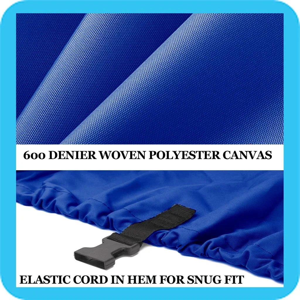 BLUE; GREAT QUALITY BOAT COVER Compatible for ESSEX GENESIS 20.5 I/O 1996 1997 1998 1999 2000 2001