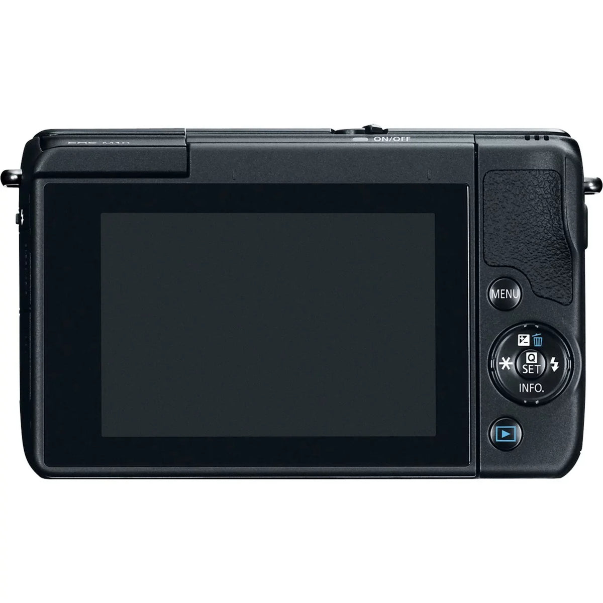 Canon EOS M10 18 Megapixel Mirrorless Camera with Lens; 0.59"; 1.77"; Black