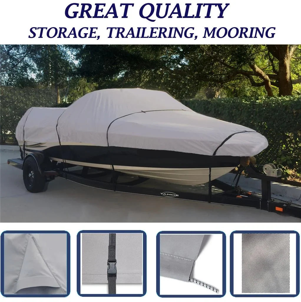BOAT COVER Compatible for CRESTLINER CRUSADER 1775 RAMPAGE I/O ALL YEARS STORAGE; TRAVEL; LIFT