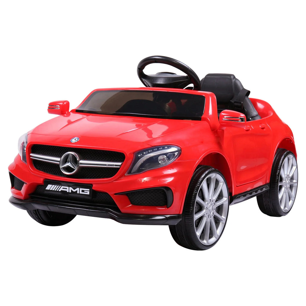 TOBBI 6V Licensed Mercedes Benz Kids Ride on Car W/ Remote Control Lights Music Age 3-6 Child; Red