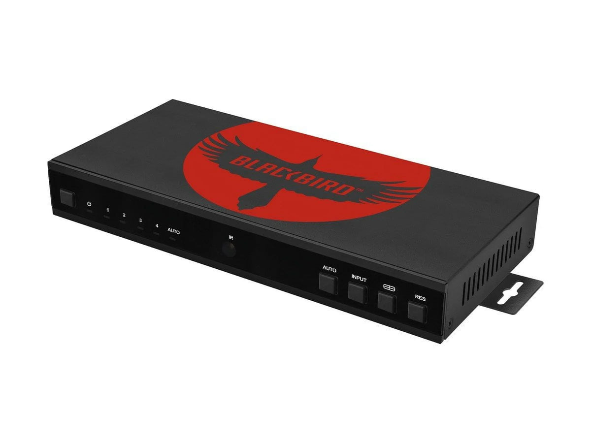 Monoprice Blackbird 4K60 Multiviewer Seamless UHD Video Switcher for Professional AV Installations; HDMI 2.0b; HDCP 2.2 and 1.x Audio Extraction; 18Gbps video bandwidth - Pro-Series