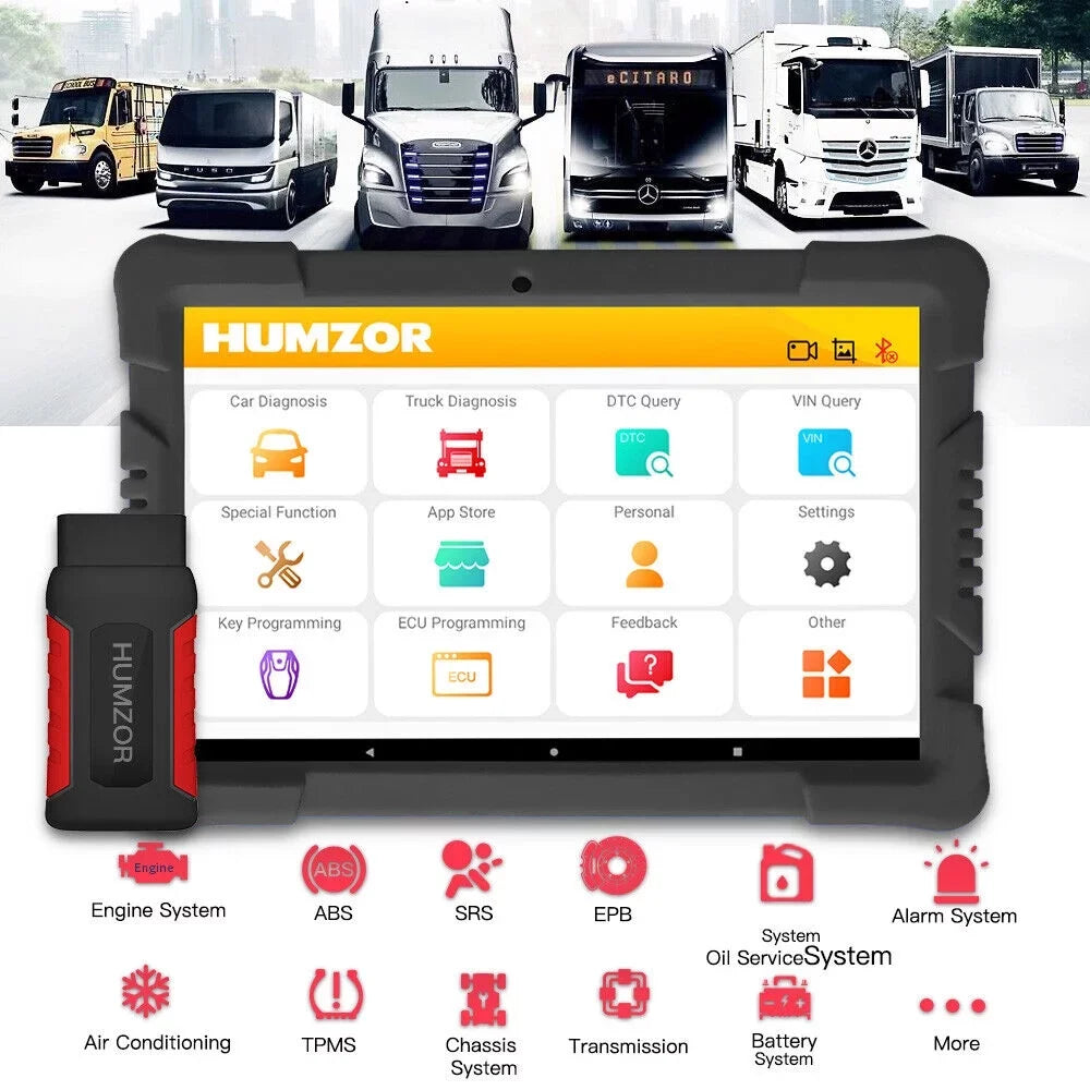 Enhanced K3 Car Heavy Truck OBD2 Scanner Bluetooth Full System Diagnostic Tool