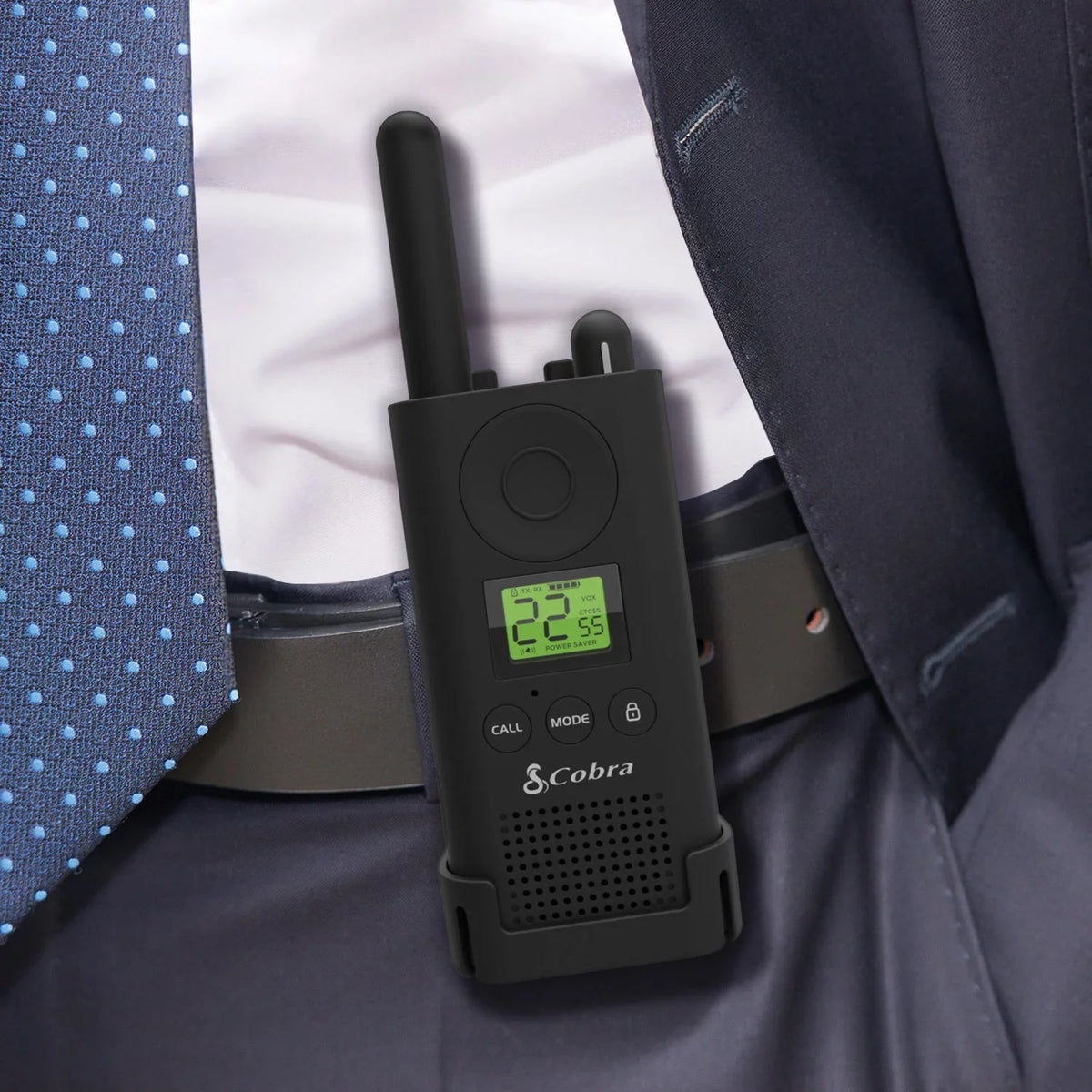 Cobra® MicroTALK CBA-PX880 Two-Way Radios; Black; Pack Of 2 Radios