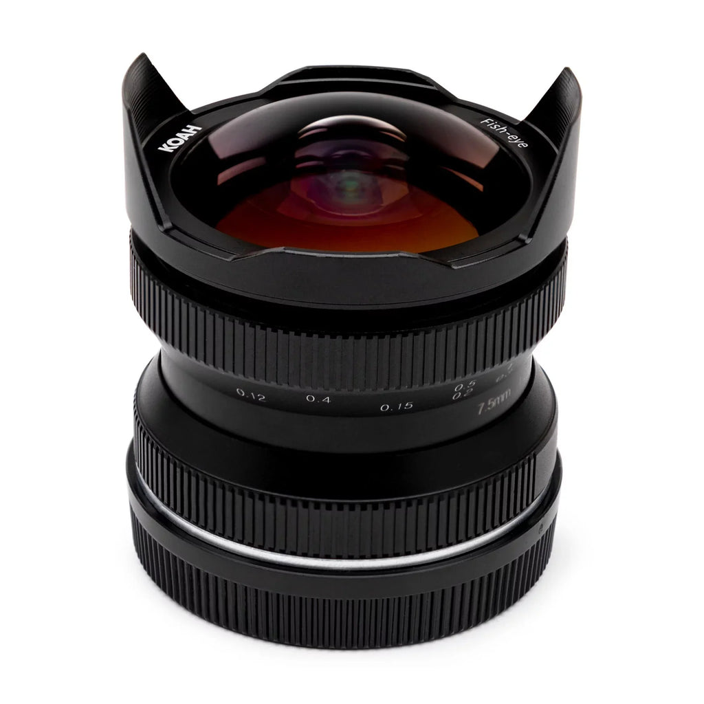 Koah Artisans Series 7.5mm f/2.8 Wide-Angle Fisheye Lens for Canon EF-M Mount