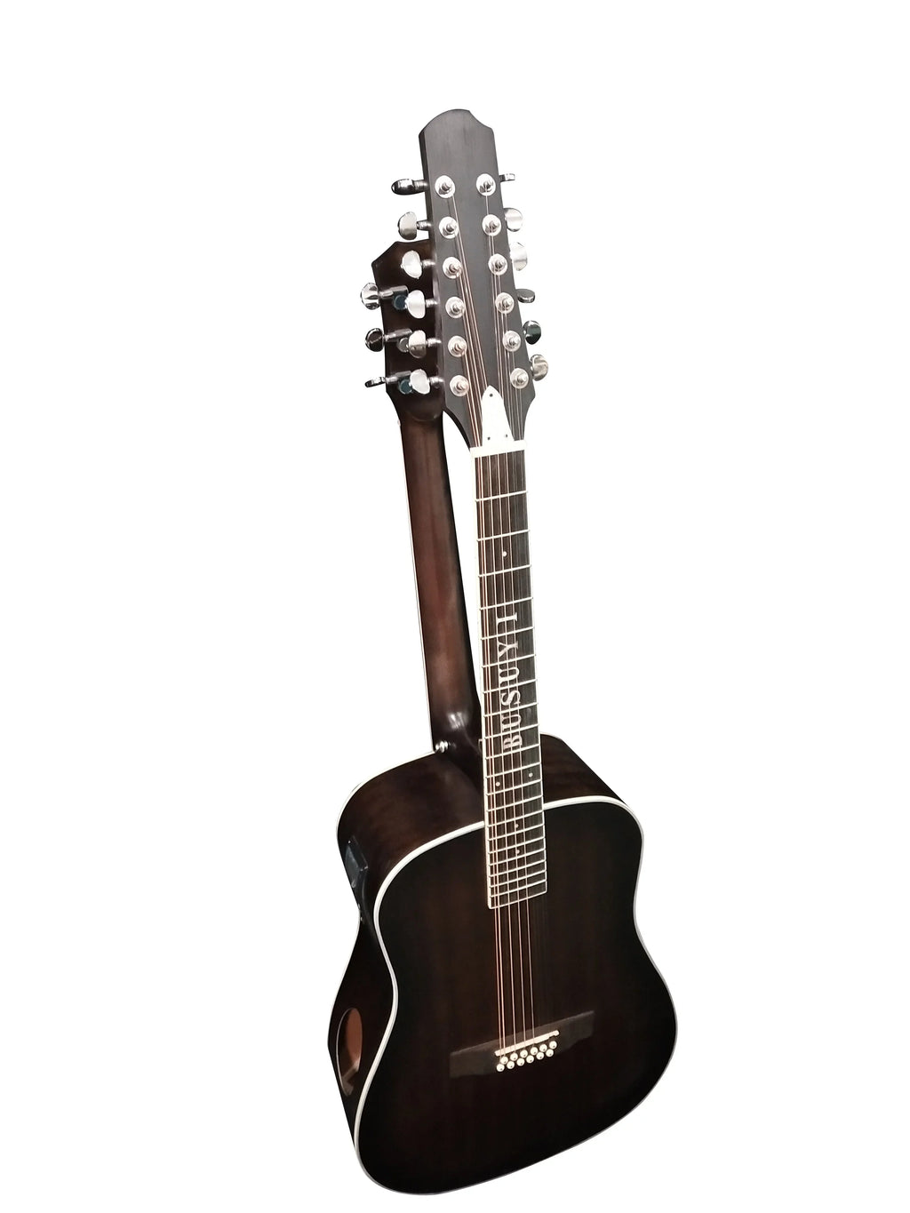 12/6 Strings Acoustic Double Neck; Double Sided Busuyi Guitar 2021 NPT
