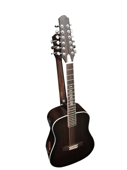 12/6 Strings Acoustic Double Neck; Double Sided Busuyi Guitar 2021 NPT