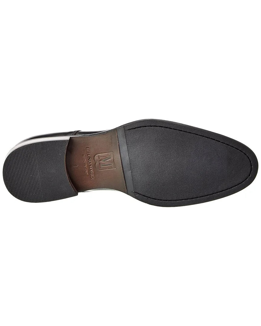 M by Bruno Magli Cilo Leather Oxford; 10.5; Black