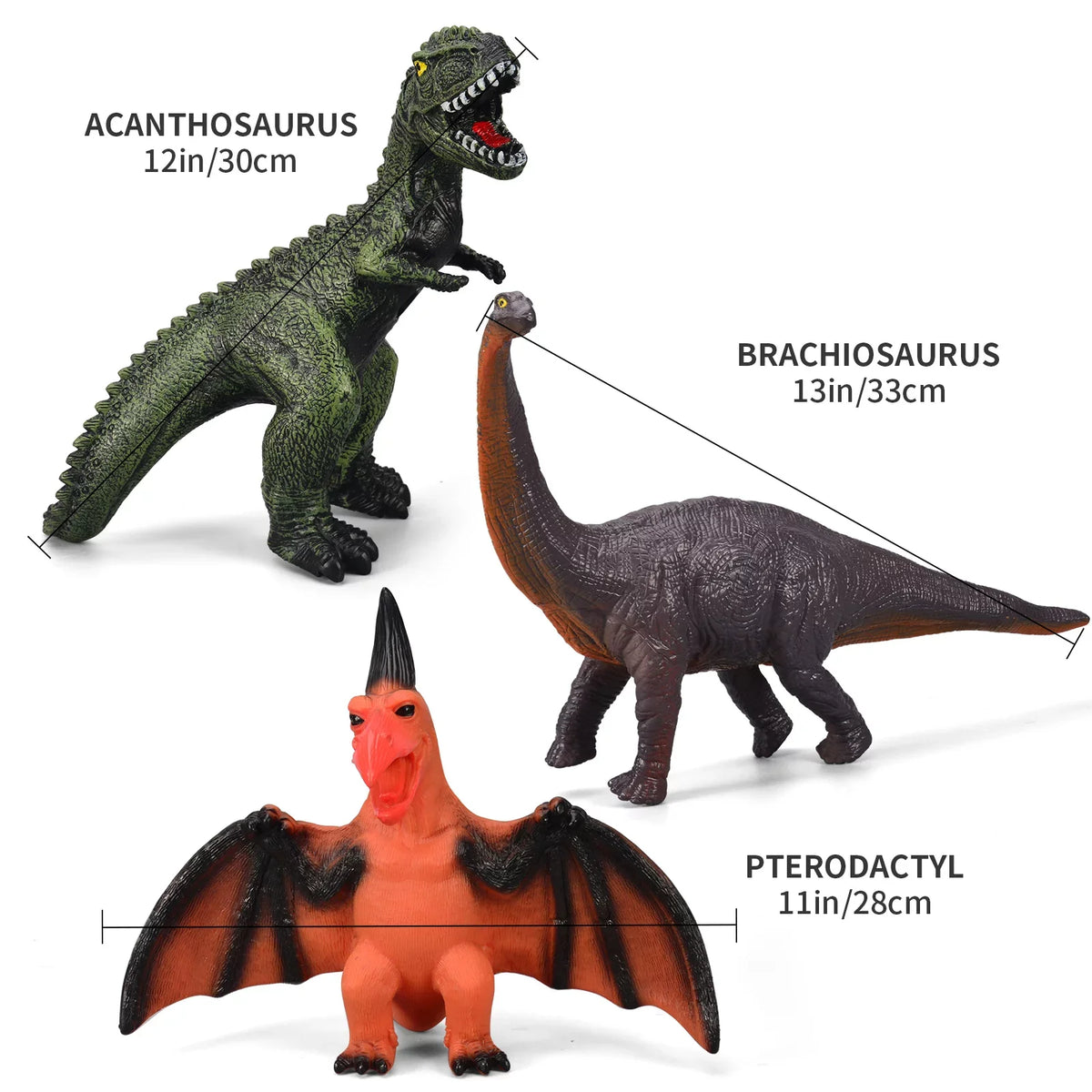 6 Piece Jumbo Dinosaur Toys for Kids and Toddlers; 13-17 footes Blue Velociraptor T-Rex; Large Soft Dinosaur Toys Set for Dinosaur Lovers - Perfect Dinosaur Party Favors; Birthday Gifts