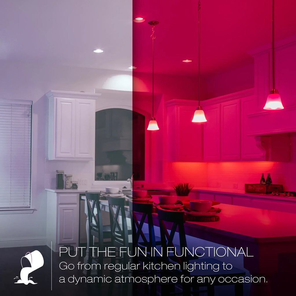 Sylvania SMART+ ZigBee 65W Equivalent Full Color BR30 High CRI LED Light Bulb; 2-count