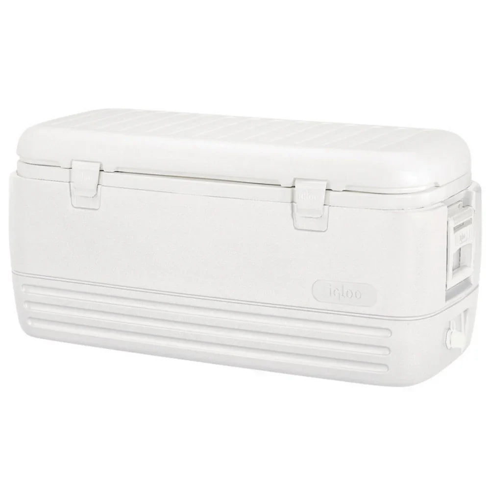 Igloo 120 qt. Quick & Cool Polar Ice Chest Cooler; White