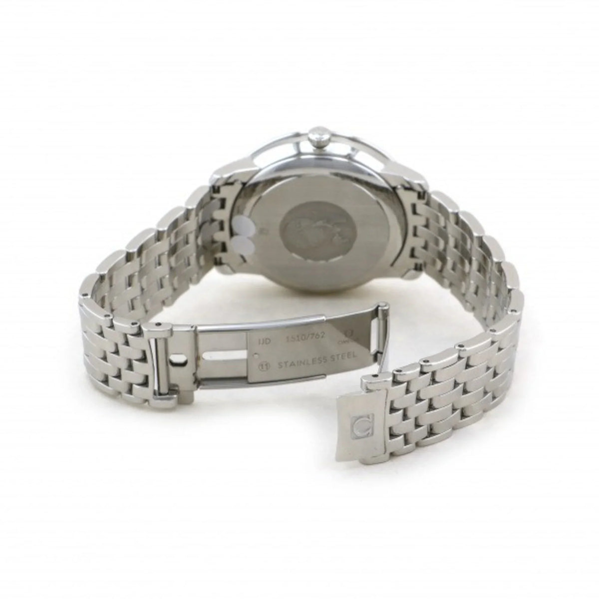 Omega OMEGA De Ville Co-Axial Chronometer 424.10.37.20.04.001 Silver Dial Watch Women's (Good)